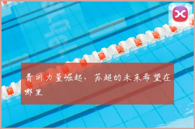 青训力量崛起，苏超的未来希望在哪里